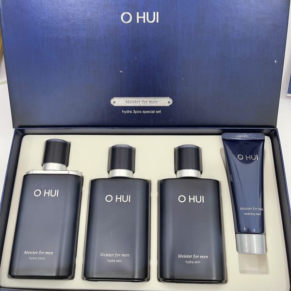 Bộ Dưỡng Dành Cho Phái Mạnh Ohui Meister For Men Set 4 Sản Phẩm - Nuôi Dưỡng Sâu Cân Bằng Độ Ẩm Cho Da Giúp Sáng Da Và Se Khít Lỗ Chân Lông