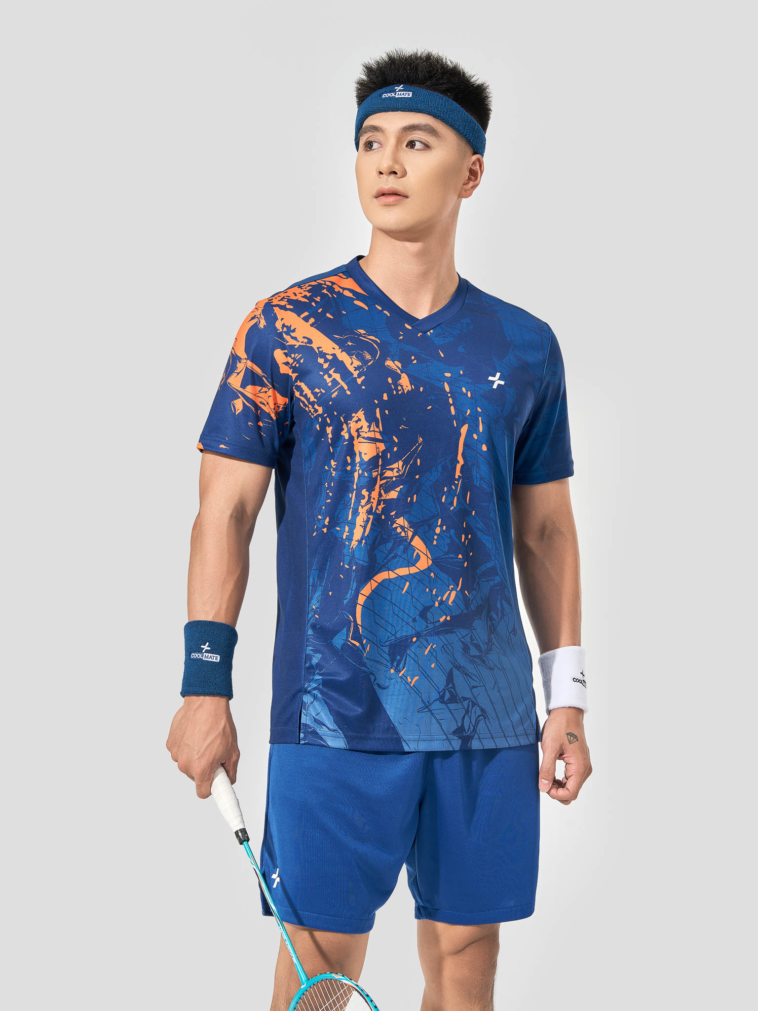[SALE TẾT][TẶNG QUẦN MAXCOOL]Áo thun thể thao nam cầu lông Pickleball IN Abstract Graphic thấm hút n