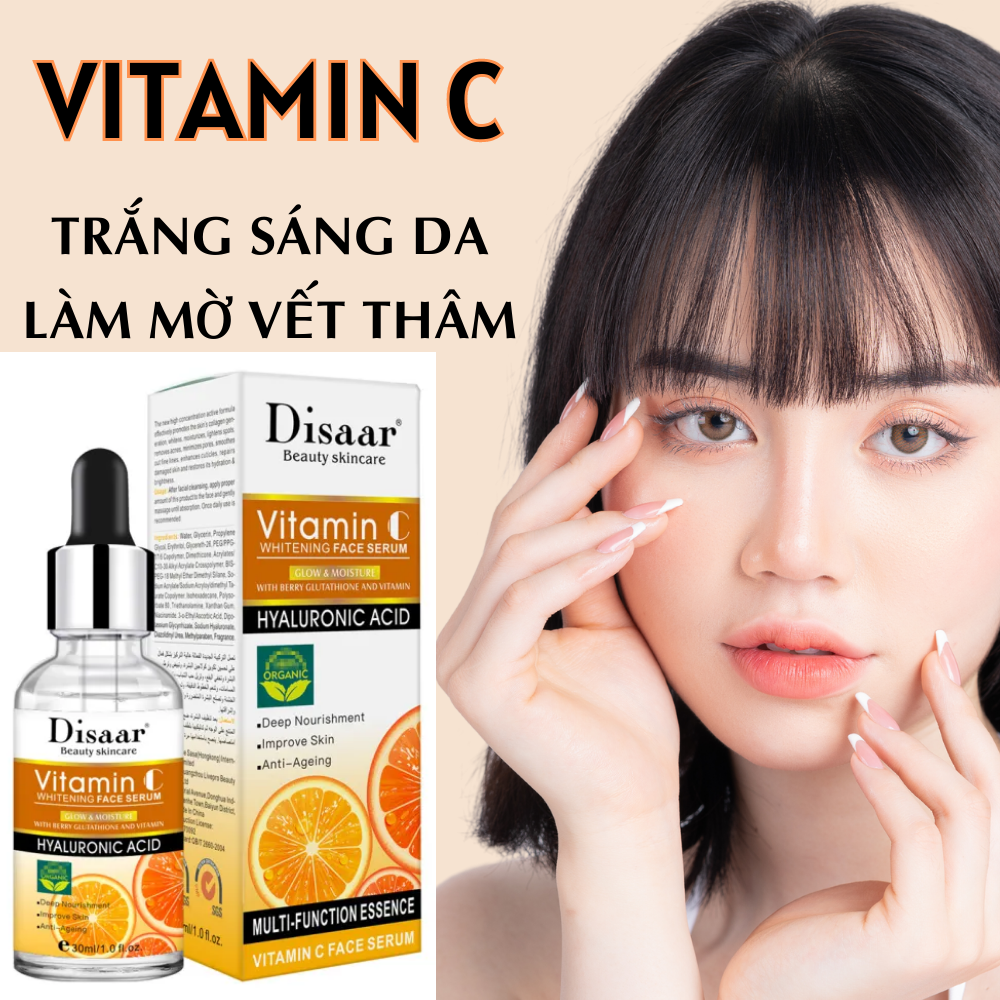 Tinh Chất Vitamin C Disaar Đậm Đặc Giúp Trắng Da Chống Nắng Chống Nám Hiệu Quả Dưỡng Da Vượt Trội