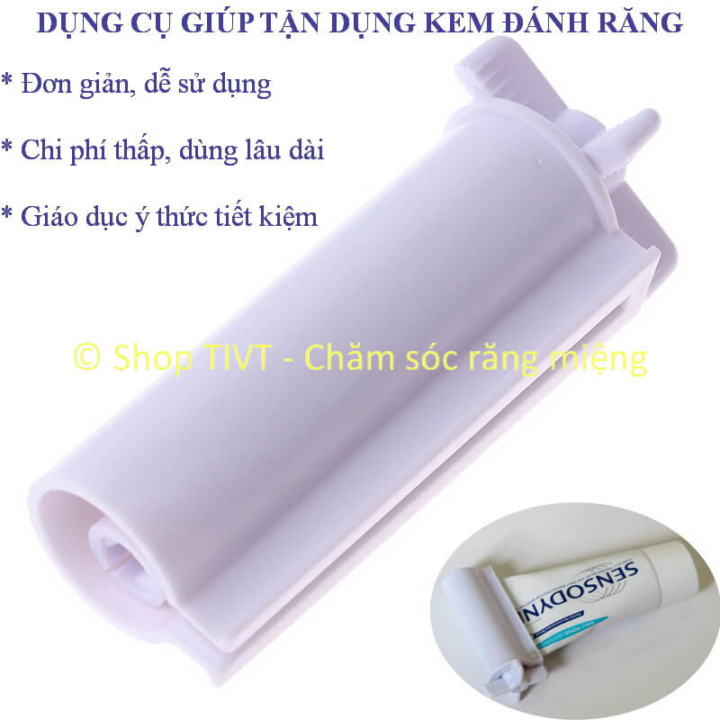 Dụng Cụ Bóp Nặn Ép Vắt Kem Đánh Răng Sữa Rửa Mặt Kem Dưỡng Da … Tận Dụng Tiết Kiệm Các Loại Gel Bột Nhão Trong Ống Nhựa - Tivt