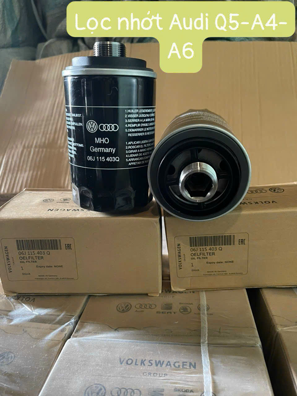 Lọc nhớt động cơ Audi Q5 A4 A6 mã OEM 06J 115 403 Q