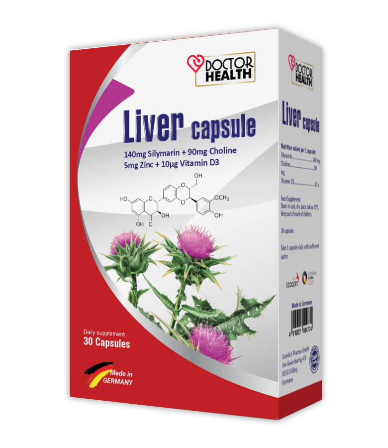 Viên Bổ Gan Liver Capsule Nhập Khẩu Đức Hộp 2 Vỉ 30 Viên Giải Độc Cho Gan