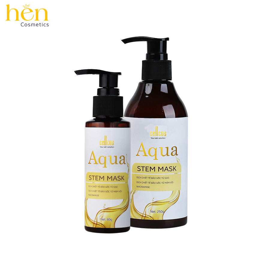 [Hcm]Aqua Stem Mask - Mặt Nạ Siêu Cấp Ẩm Cấp Nước Nuôi Dưỡng Da Chuyên Sâu Căng Mướt Sáng Da.