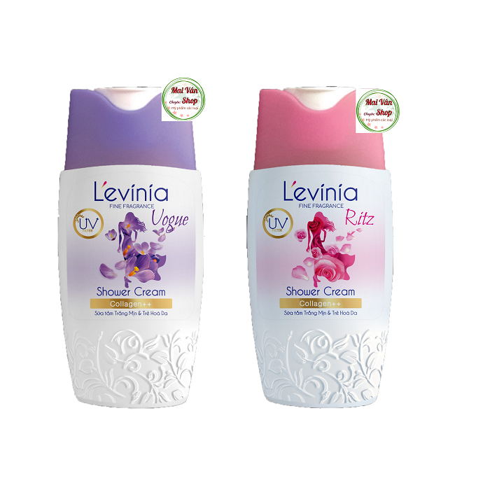 Sữa Tắm Trắng Mịn & Trẻ Hóa Da Collagen++ Levinia 200Gr (Levinia)