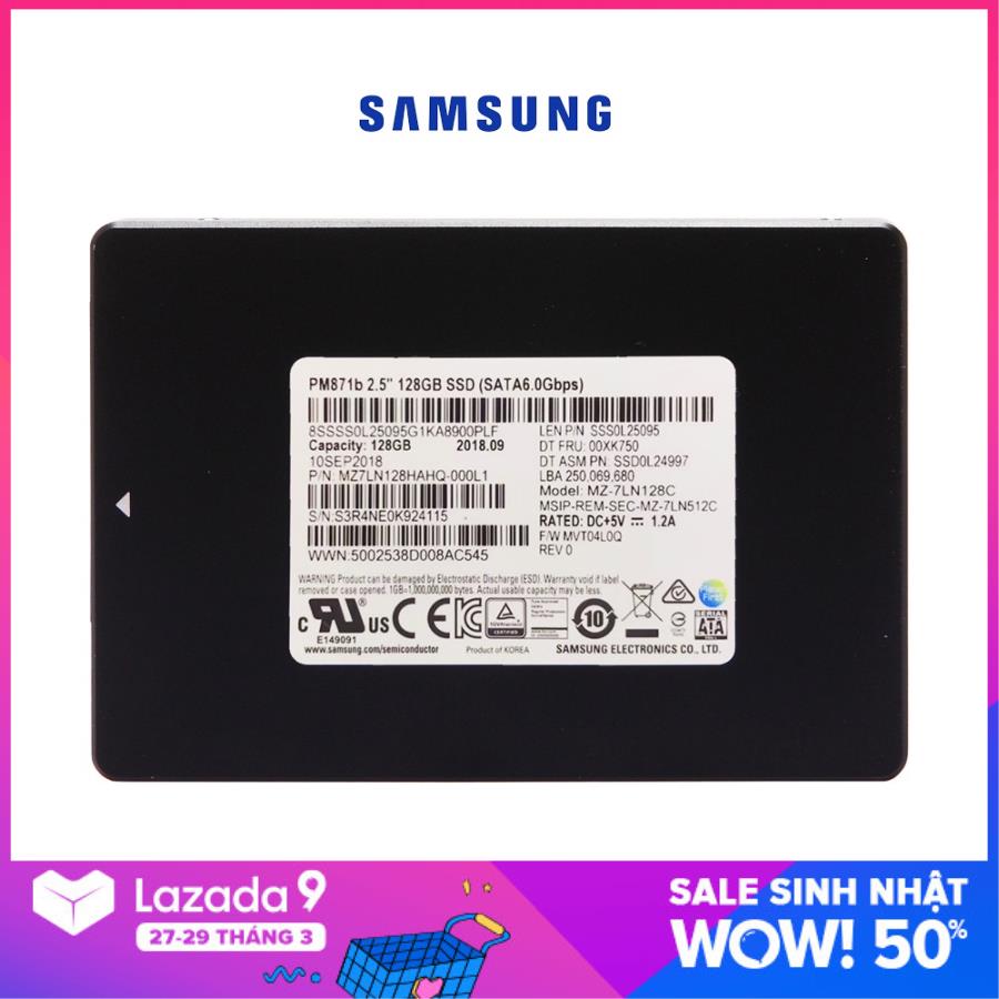 *LAGIHITECH* (NEW) Ổ cứng SSD Samsung PM871B 128GB / 256GB / 512GB 2.5 inch SATA iii - Bảo Hành 3 nă