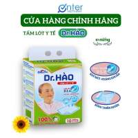 [Hàng Chính Hãng] Tấm Lót Y Tế Dr.Hào 10 Miếng tấm lót trải giường khổ rộng 52x70cm. Tấm trải giường hỗ trợ người bệnh người già. Miếng lót y tế kháng khuẩn chống tràn thấm hút tuyệt đối