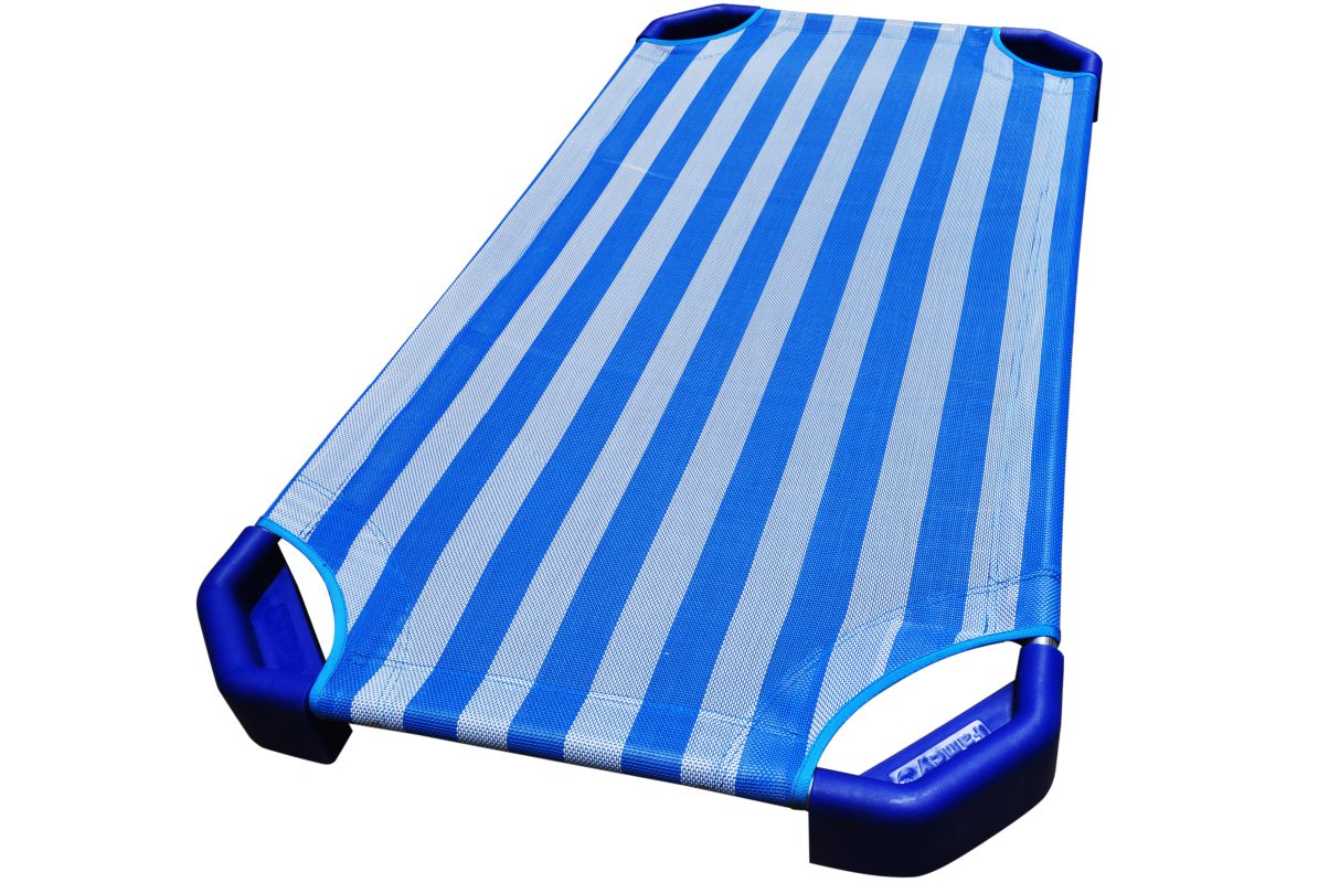 Giường Lưới Mầm Non Thoáng Mát Có 2 Thanh Đỡ Lưng Inox Cho Bé 120x60x10cm - Giường lưới cho bé - Giư