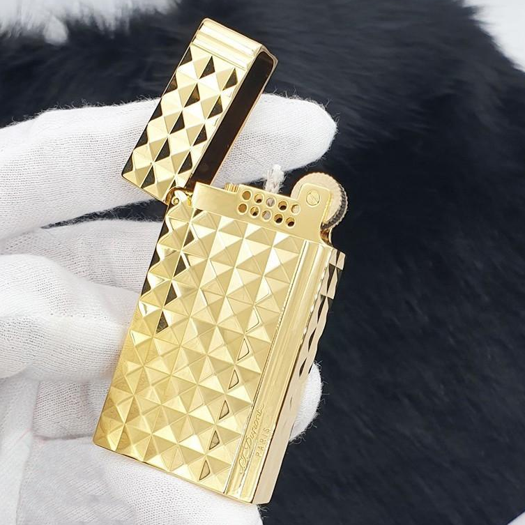 Hộp Quẹt Bật Lửa Dupont xăng đá DX-02 tiêng kêu cực hay vang và ngân xa (KHÔNG CHỨA XĂNG GAS)