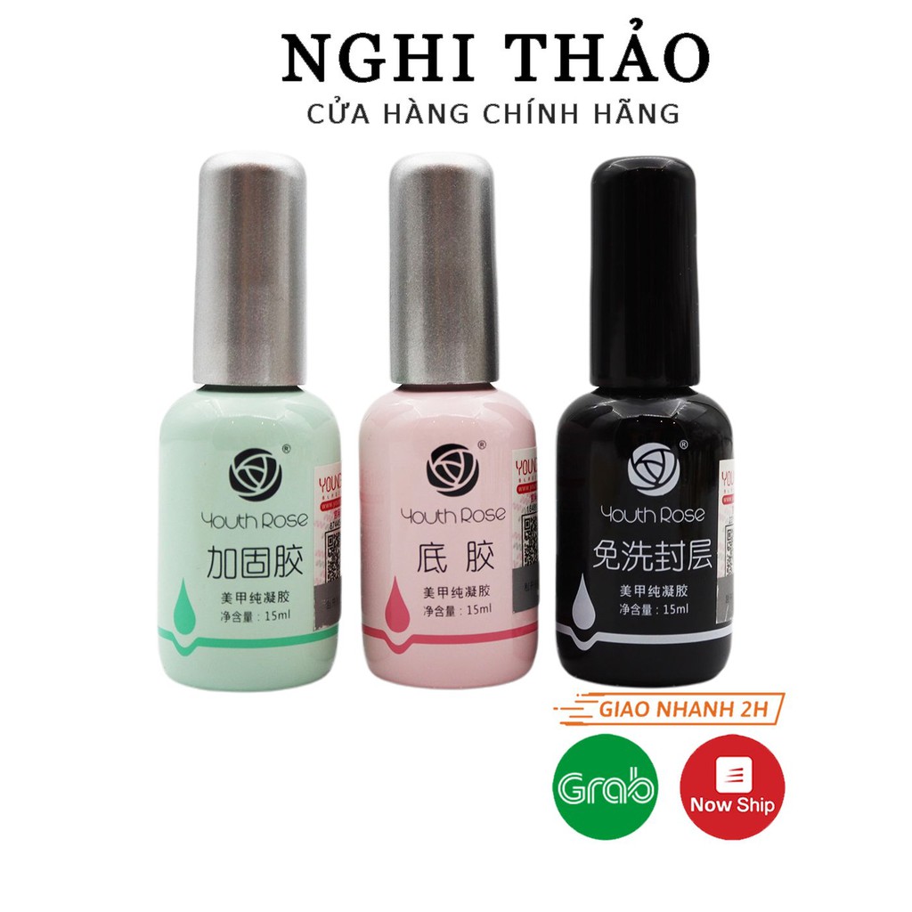 Gel cứng móng hoa hồng