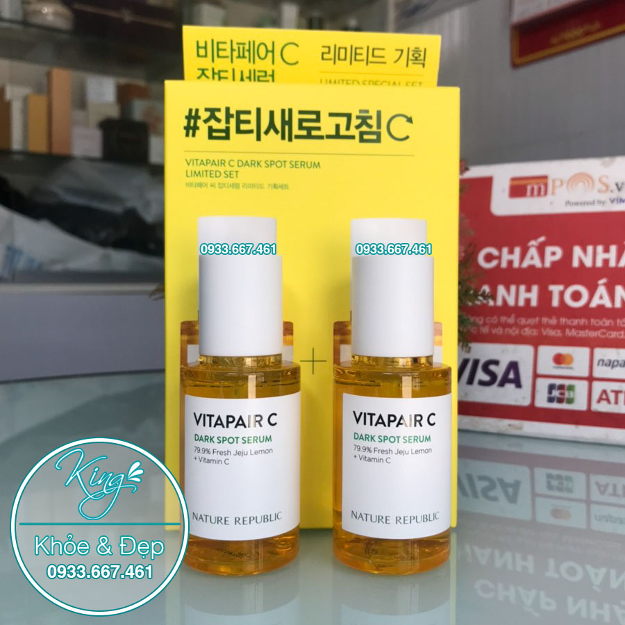 [Hcm]Tinh Chất Nature Republic Vitapair C Dark Spot Serum