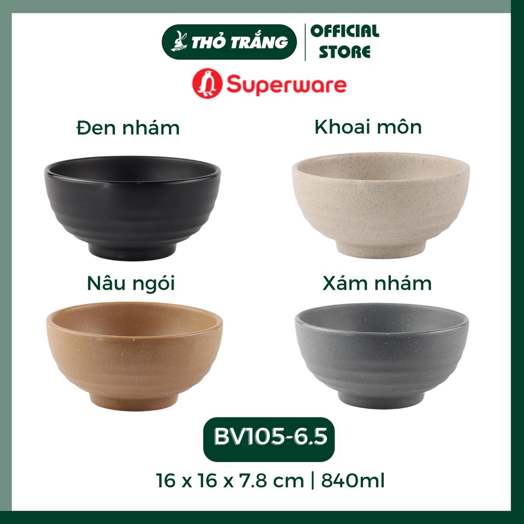 Tô xoắn nhám nhựa melamine Superware Thái Lan