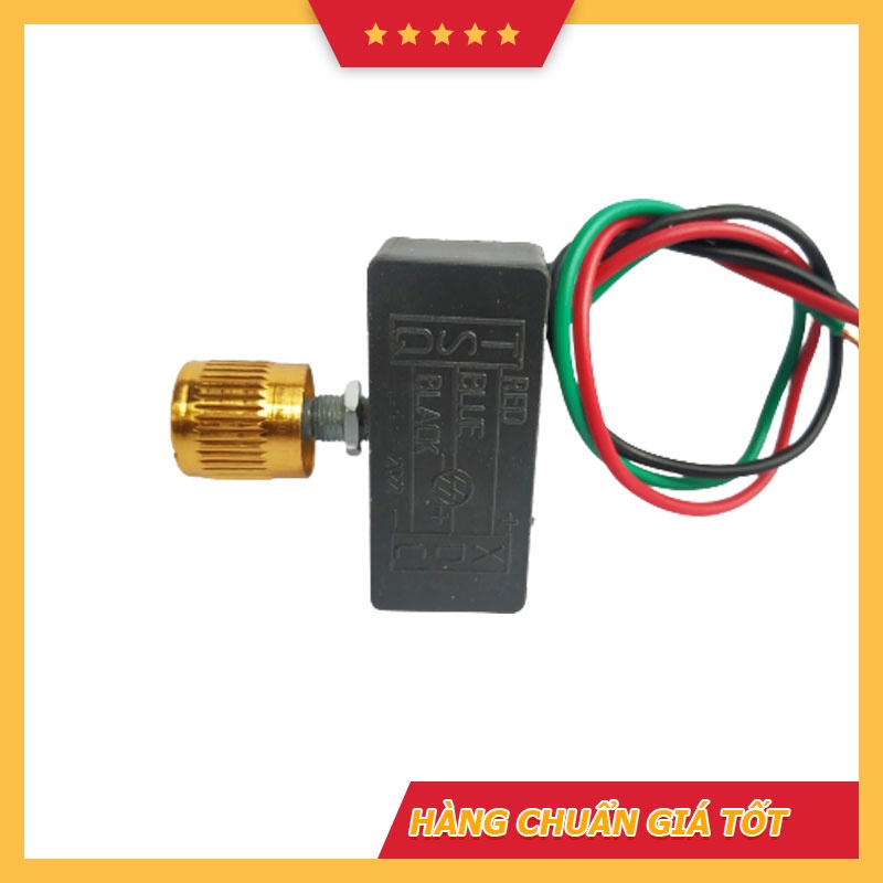 Điều tốc 12v chiết áp chỉnh áp cho máy bơm mini 12v động cơ 775895885 12v núm chỉnh vàng đồng