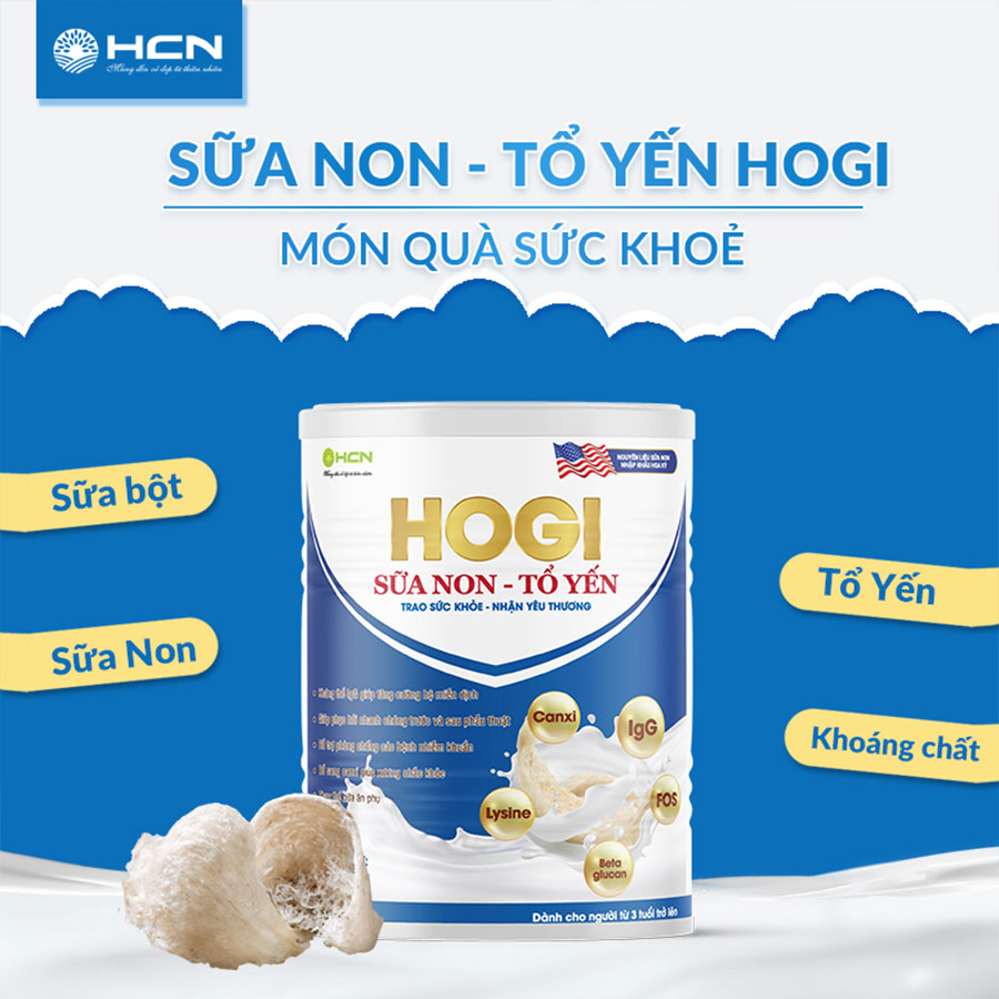 Sữa non tổ yến Hogi 900gr