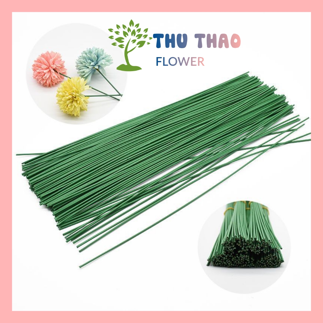 Kẽm cắm hoa sáp hoa khô (1 KG) dài 40 cm làm hoa handmade cứng cáp giá rẻ