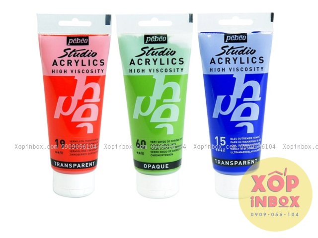 Màu Acrylic Cao Cấp Pebeo Studio Tuýp 100ml