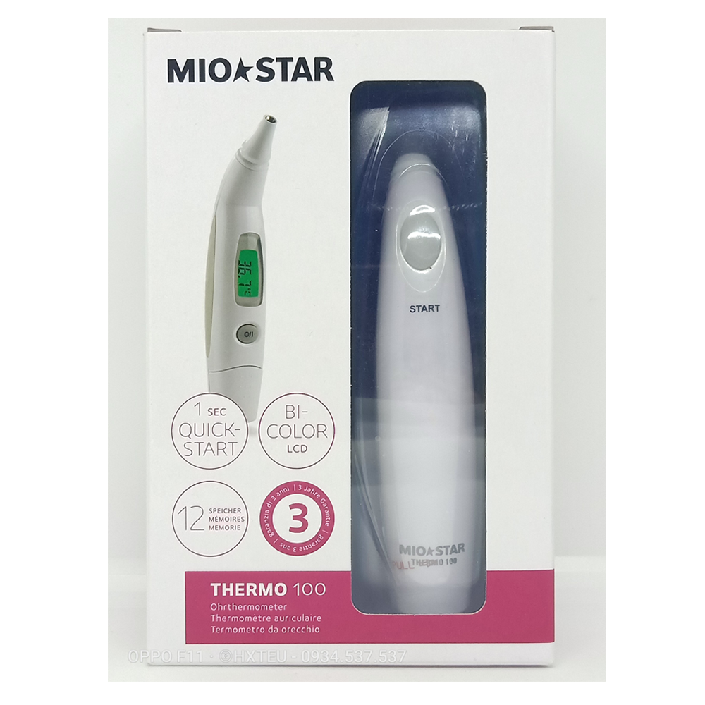 Nhiệt Kế Hồng Ngoại Đo Tai Miostar Thermo - 100