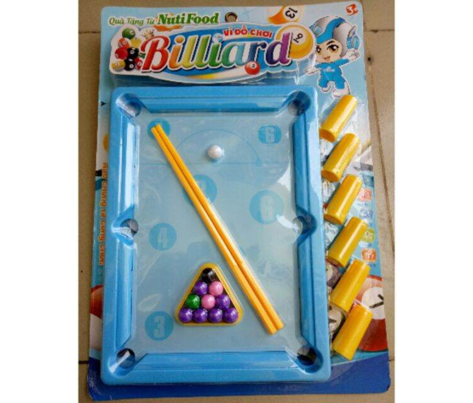 Bộ đồ chơi bàn Bi-a cho bé yêu đồ chơi bida mini