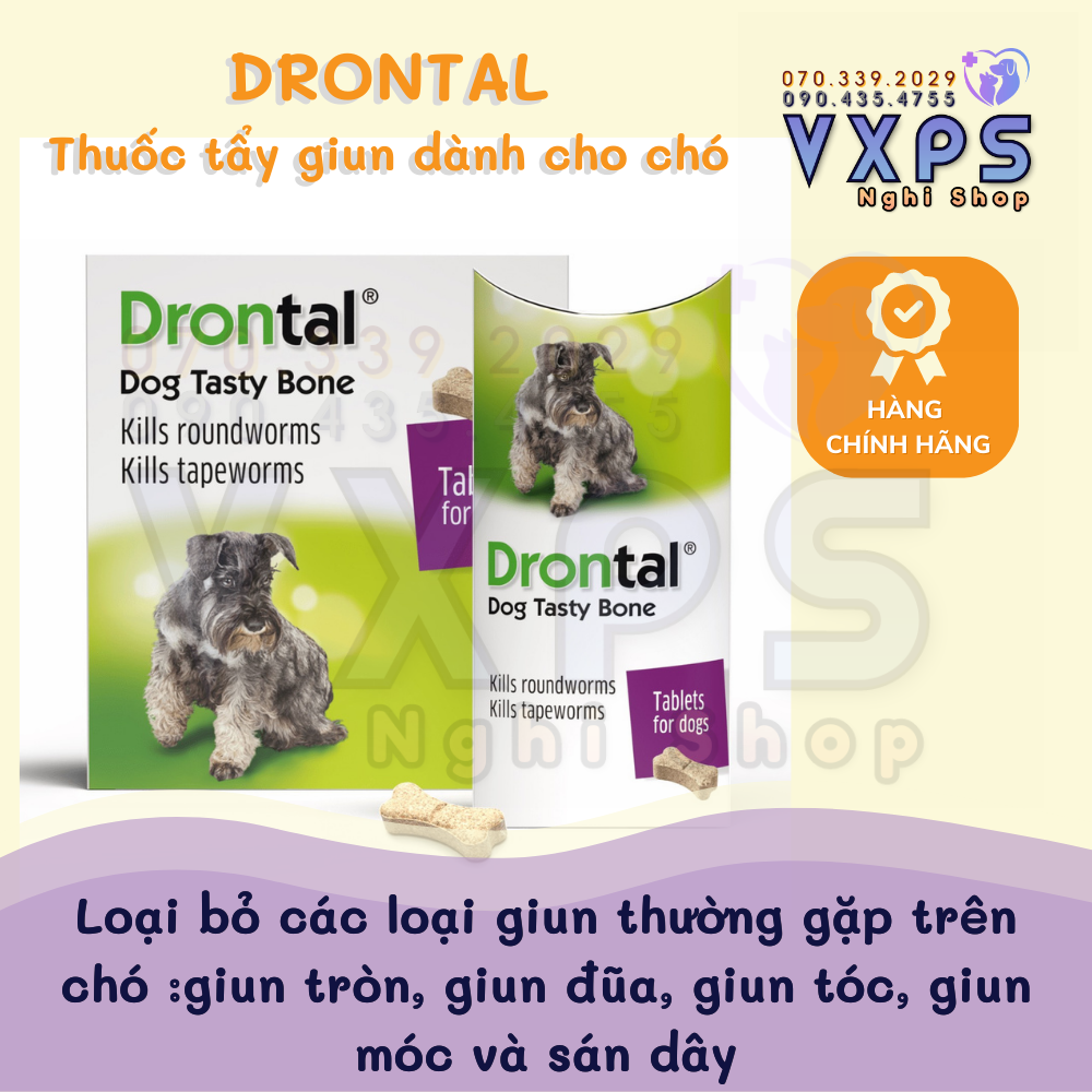 Xổ giun Drontal cho chó