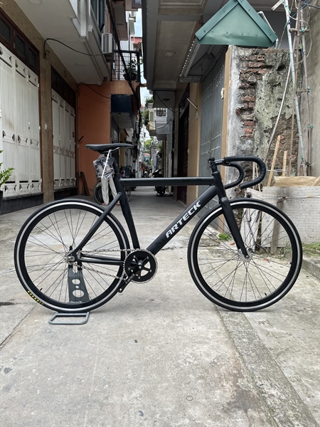 Xe đạp Fixed Gear ARTECK thương hiệu Hàn Quốc cao cấp tặng kèm bàn đạp và strap