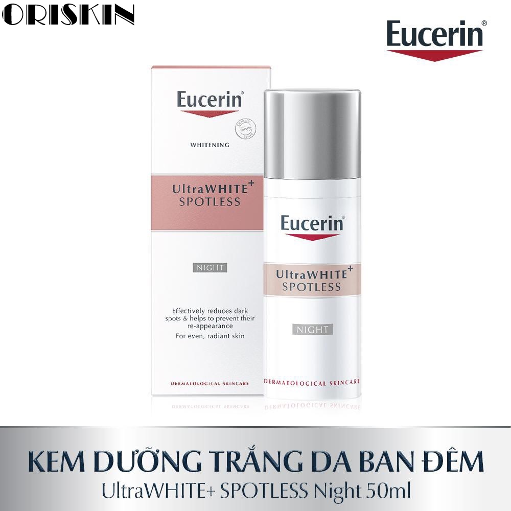 [Hcm]Eucerin Kem Dưỡng Trắng Giảm Thâm Nám Ban Đêm Eucerin Ultra White Night 50Ml