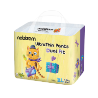 (MỚI) Combo 4 Tã Bỉm Quần NABIZAM ULTRA THIN 4 Mùa Mềm Mỏng Thấm Hút Vượt Trội Hơn Size M-4XL Cho Bé 6-24kg+