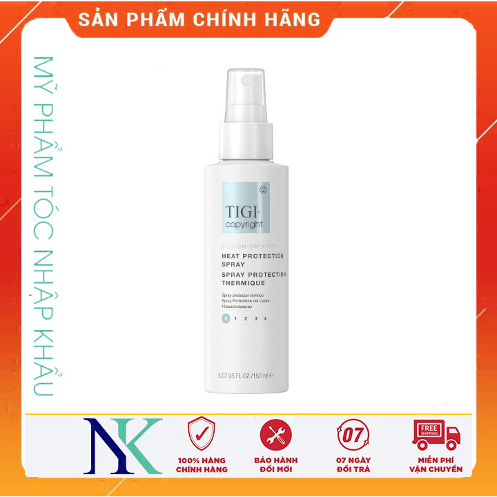 [Hcm]Xịt Dưỡng Bảo Vệ Nhiệt & Chống Rối Tigi Heat Protection Spray 150Ml