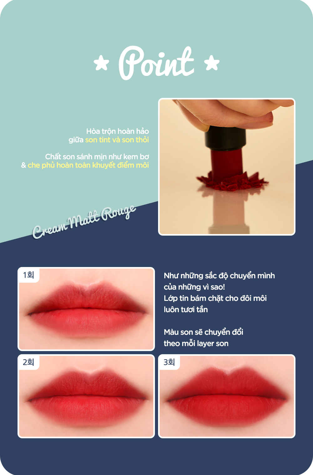[HCM]Son Kem Lì Black Rouge Cream Matt Rouge Giúp Xinh Xắn Và Tỏa Sáng