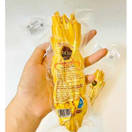 Phô mai dây hun khói Solse 200g - Phô mai sợi xông khói - Russian smoked string cheese 200g (sản xuấ