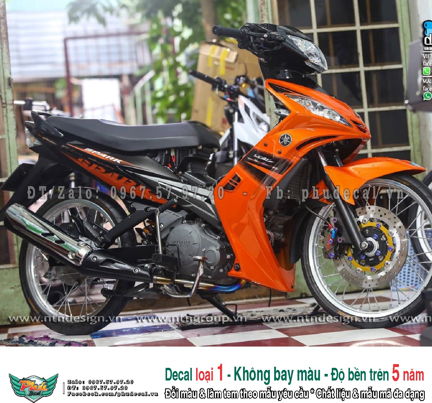 Tem xe exciter 2010 LC4V candy đen sọc trắng vàng  Nguyễn Decal  Chuyên  Dán Keo Xe Design Tem Xe Decal Tem Xe Nguyễn Decal