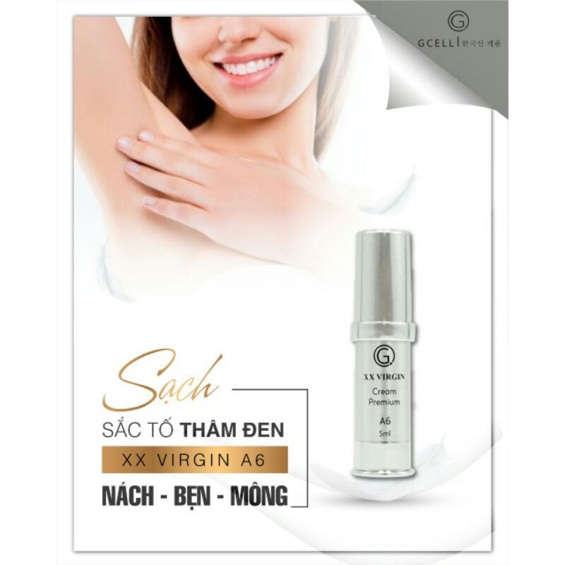 Kem Thâm Nách Háng Mông Xvirgin A6 (5Ml) - Nhập Khẩu Hàn Quốc