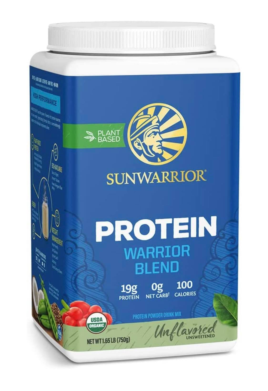 Bột Protein Thực Vật Hữu Cơ SunWarrior Warrior Blend Unflavored 750g