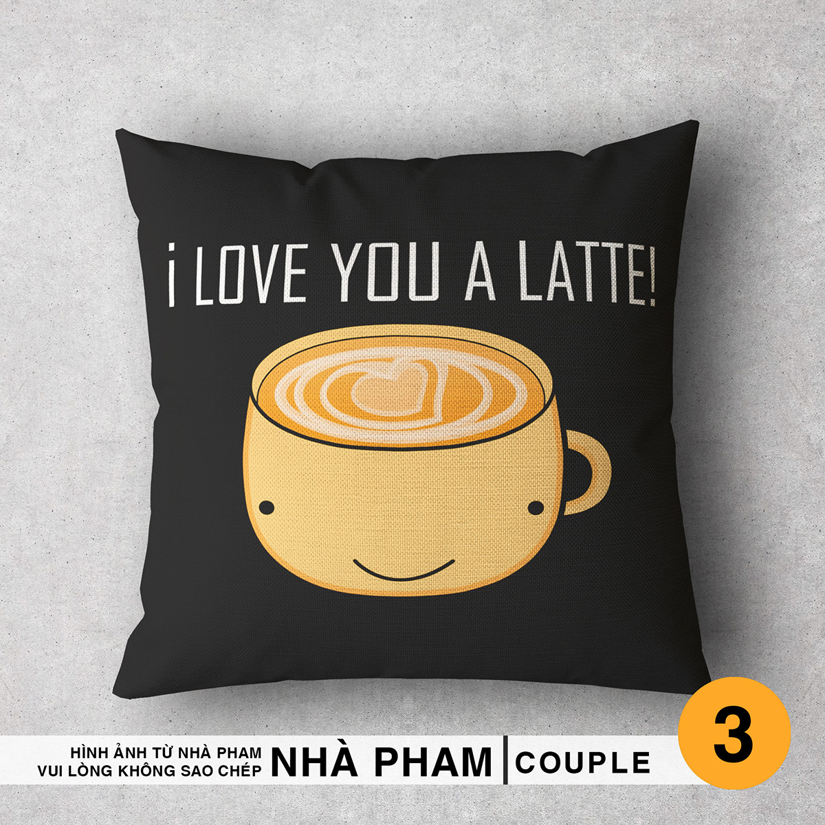 Gối Sofa Gối Trang Trí COUPLE (1-16) (45x45cm)