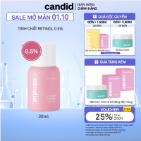 [GIẢM SỐC 300K] Tinh chất Retinol 0.5% Hỗ Trợ Cải Thiện Nền Da CANDID 0.5% Retinol Treatment 30ml