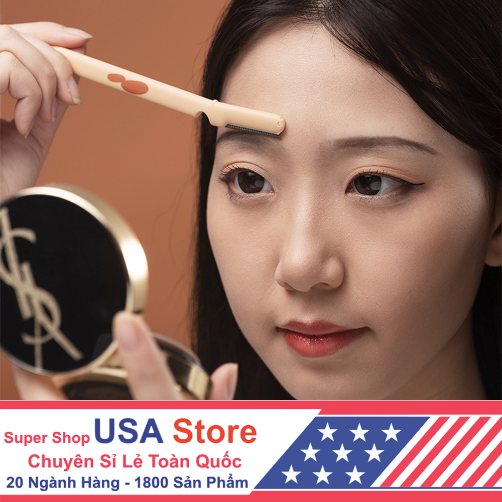 Dụng Cụ Tỉa Lông Mày K6 - Mới Về - Có Nắp Đậy Siêu Cool (Phối Màu)