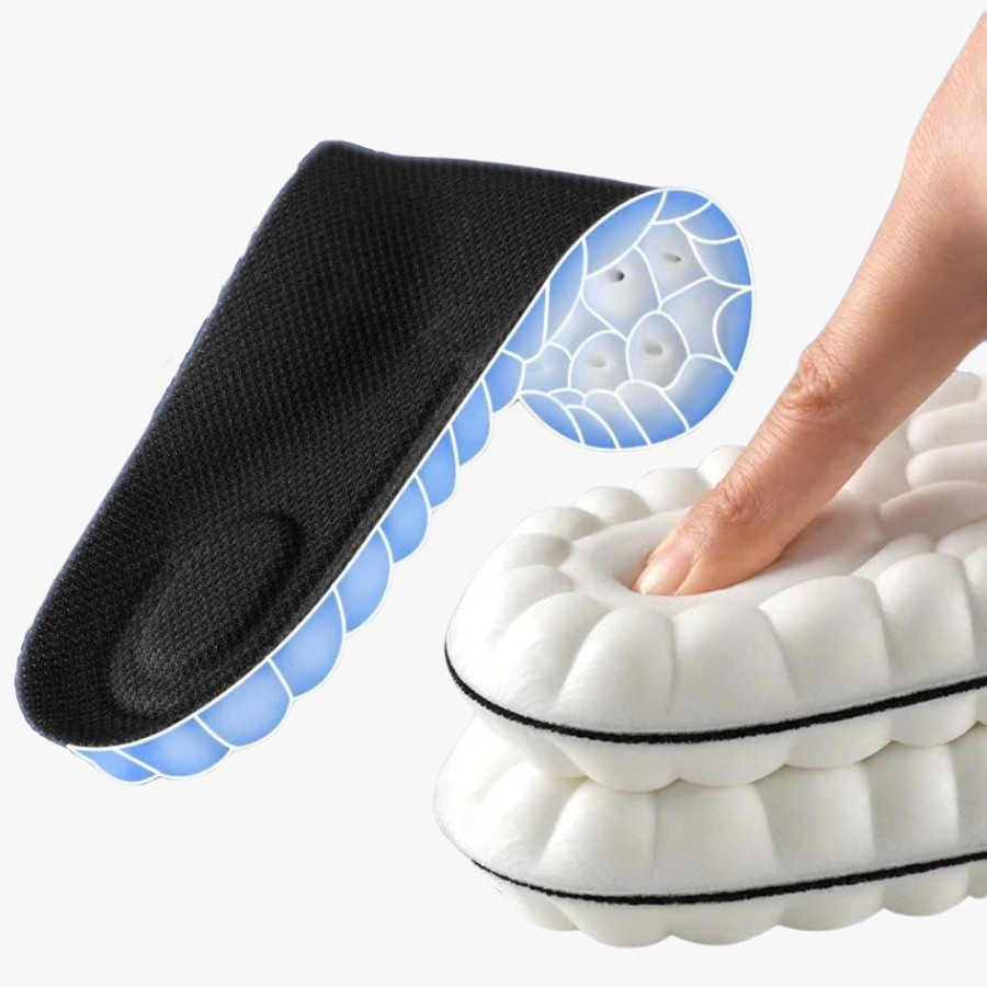 Lót Giày 4D Massage huyệt Bàn Chân MINSU M2352 Lưu Thông Khí Huyết Đệm Êm Chân Thấm Hút Khử Mùi