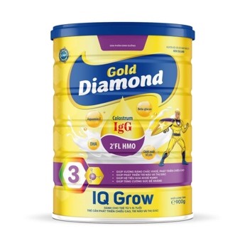 Sữa bột Gold Diamond IQ Grow Dành cho trẻ từ 1 đến 15 tuổi