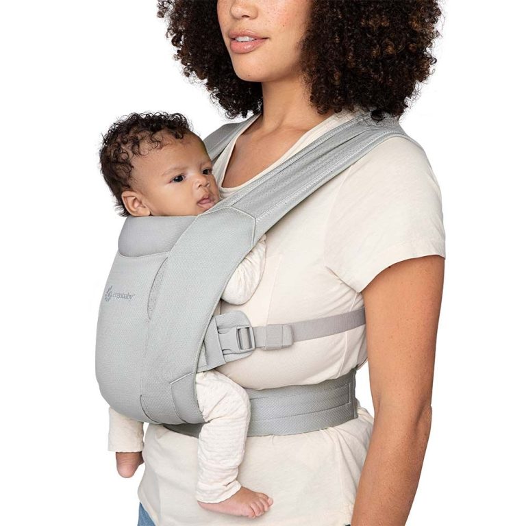 [USA]🎀 Địu cho bé Ergobaby Embrace Cozy và Ergobaby Soft Air Mesh địu trợ lực cho bé sơ sinh từ 3-11kg bảo hành 12m