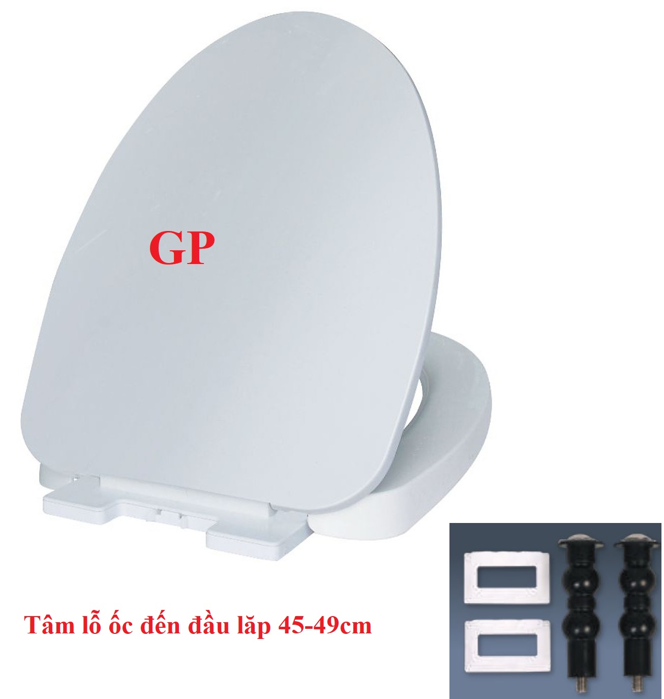 Nắp rơi êm cao cấp thay thế cho bồn cầu INAX TOTO CAESAR AMERICAN VIGRACERA HC THIÊN THANH AMERICAN 