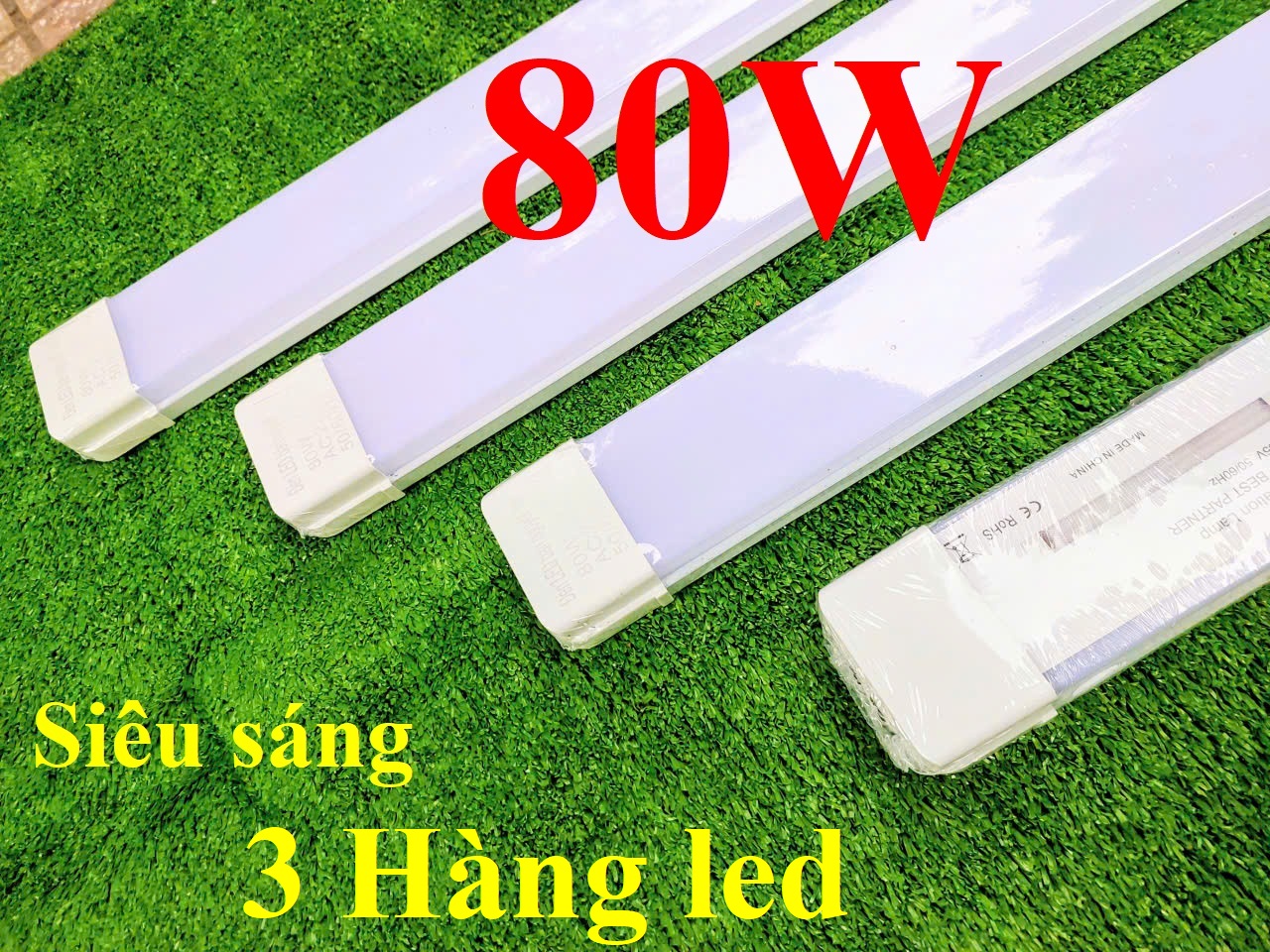 Đèn led bán nguyệt 1m2 công suất 80W siêu sáng 3 hàng led (vui lòng mua từ 2 sp)