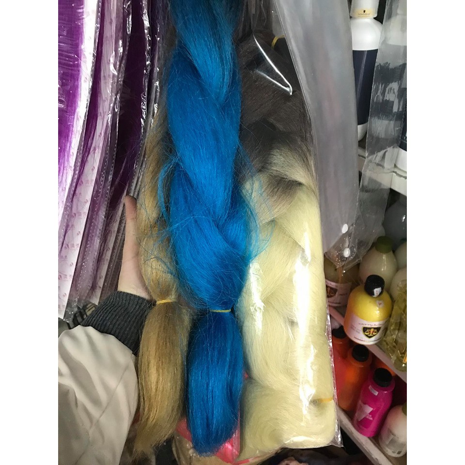 Búi Tóc Bện Ombre 2 Màu
