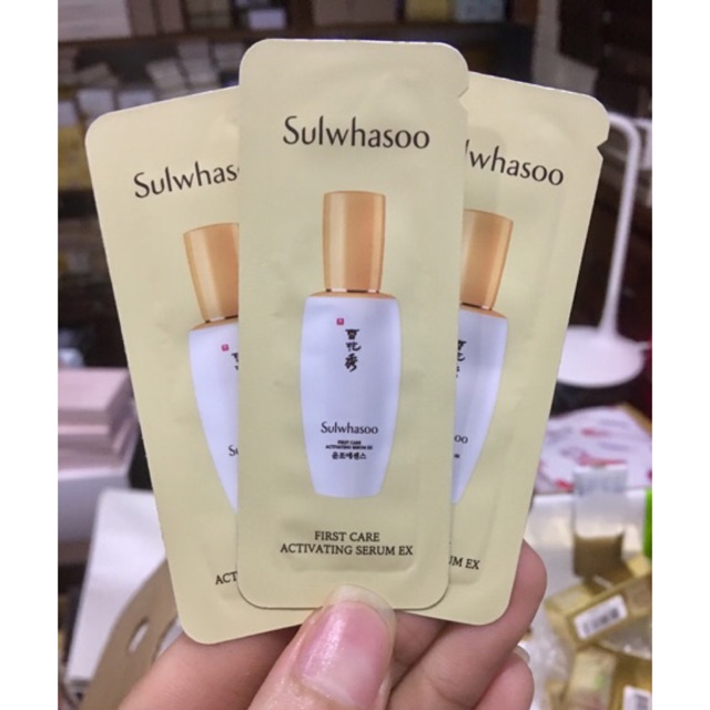 [Hcm]Combo 5 Gói Sample Tinh Chất Khởi Động First Care Ex Sulwhasoo Chất Lượng Sản Phẩm Đảm Bảo An Toàn Đến Sức Khỏe Người Dùng Và Cam Kết Hàng Đúng Mô Tả