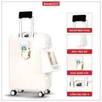 Vali Du Lịch Bamozo 8812 Thời Trang Size 20/24 Chất Liệu Nhựa ABS Bền Đẹp Thời Trang Bảo Hành 5 Năm LỖI 1 ĐỔI 1