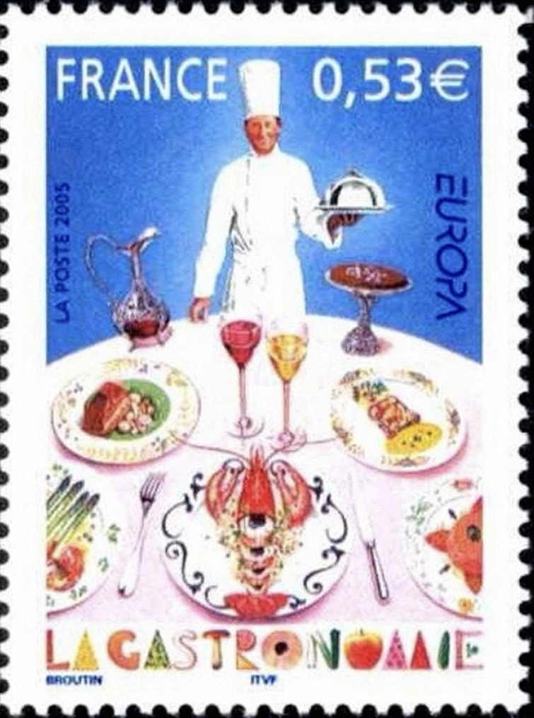 Tem Pháp Europa 2005: ẩm thực (France stamp)