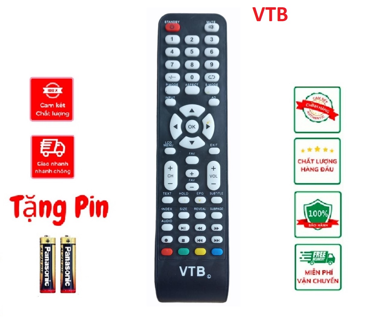 Điều khiển tivi VTB