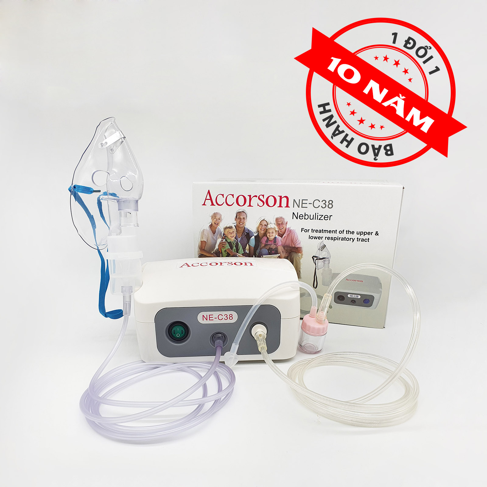 [Nhập Khẩu Anh] Máy Khí Dung Máy Xông Hút Mũi 2 Trong 1 Accorson Ne C38 – Chuyên Đ??̂̀? ???̣ Viêm Phổi Viêm Phế Quản Viêm Xoang