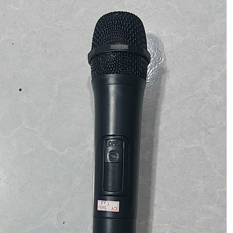 Micro Karaoke không dây V12+V10 cho loa kéo Daile / Aige / Zansong / Shuae V12 có màn hình LCD