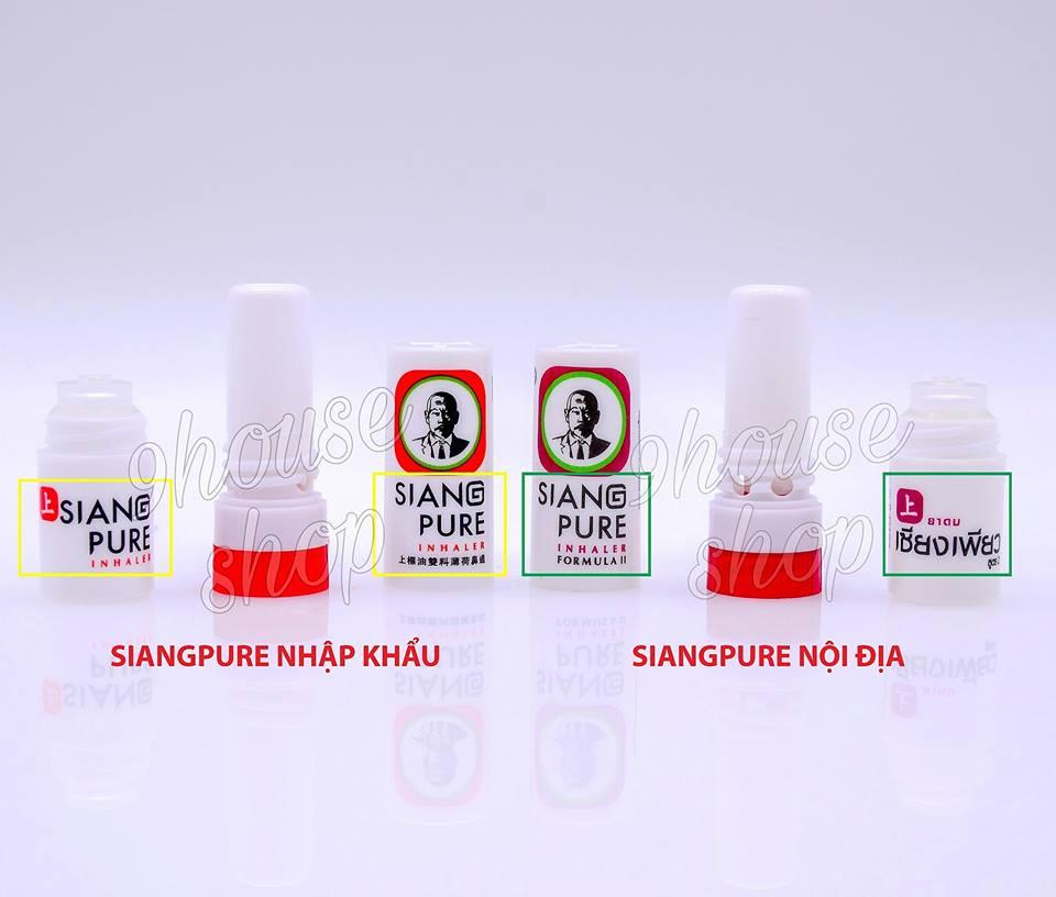 Ống Hít Thông Mũi 2 Đầu Siang Pure Inhaler 2 In 1