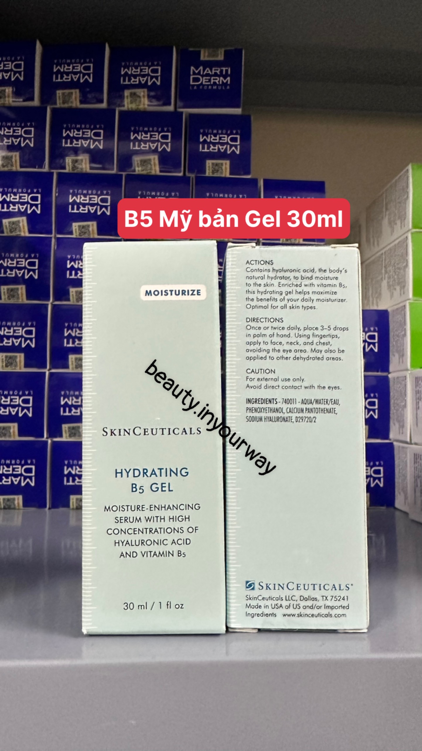 [GEL/HYDRATING] Serum Cấp Nước Hồi phục da Skinceuticals B5 30ml