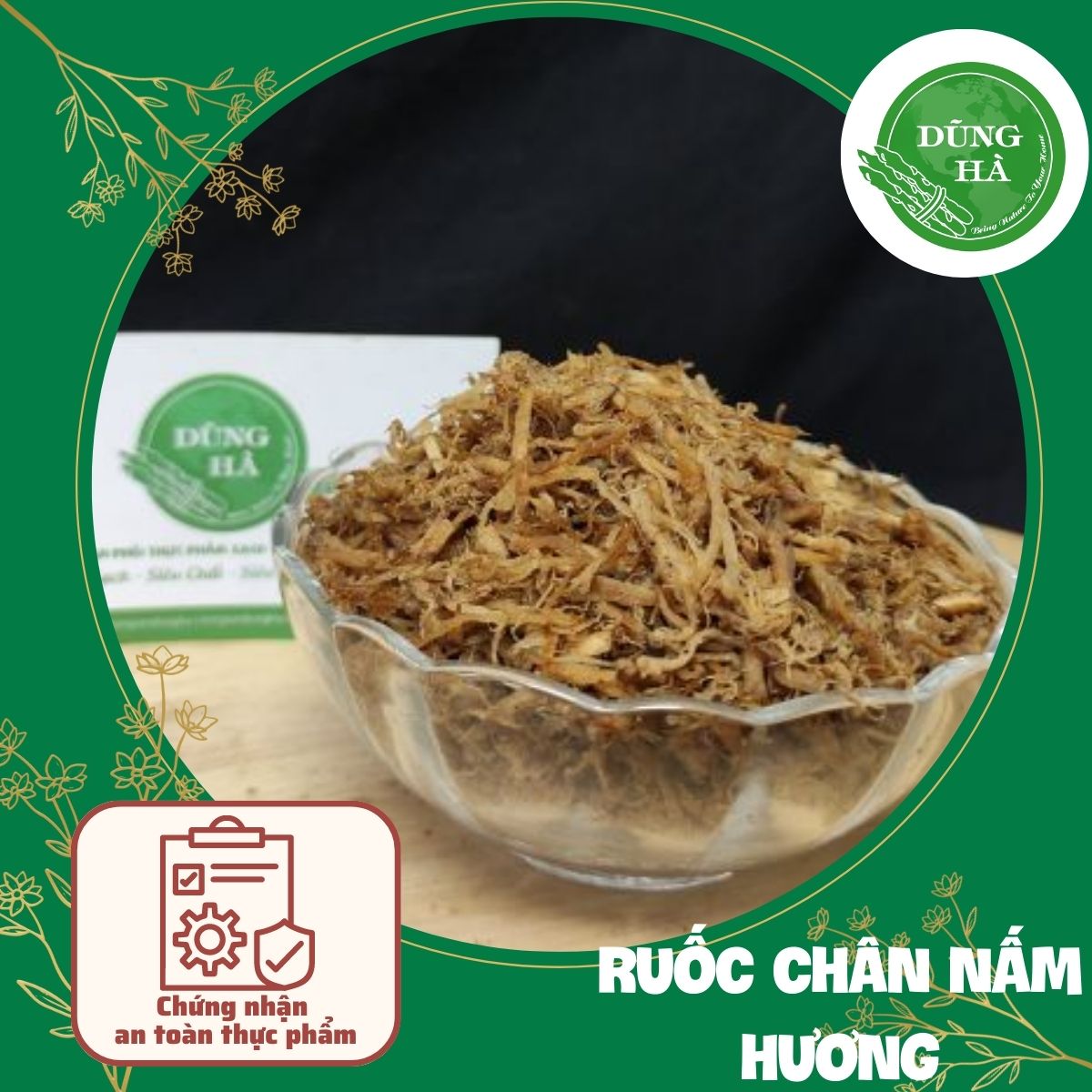 Ruốc chân nấm hương (chà bông chân nấm hương)