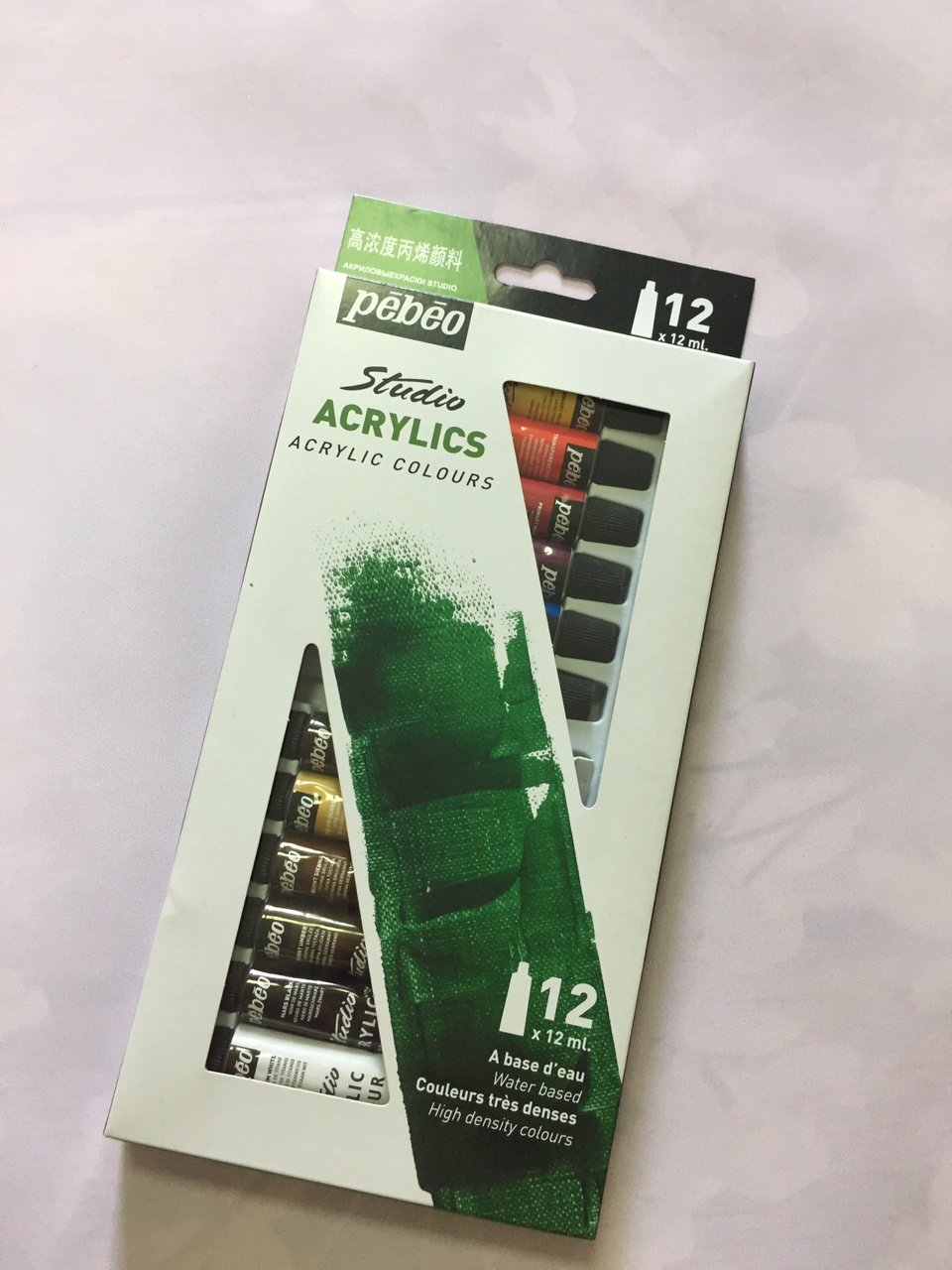 Màu Acrylic Pebeo 12ml Hộp màu Pebeo 12 tuýp